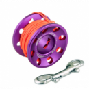 Carrete Tech 15M Violeta con Ss 90MM Mosqueton  TECLINE