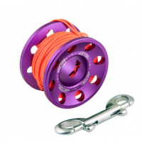 Carrete Tech 15M Violeta con Ss 90MM Mosqueton  TECLINE