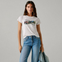 PEPE JEANS Camiseta de Manga Corta con Cuello Redondo PL5000195-800