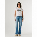 Pepe Jeans Camiseta de manga corta con cuello redondo PL5000195-800
