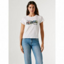 Pepe Jeans Camiseta de manga corta con cuello redondo PL5000195-800