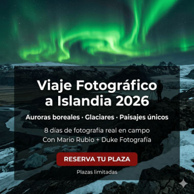 Reserva Islandia Fotogr&aacute;fica: Viaje con Mario Rubio + Duke Fotograf&iacute;a