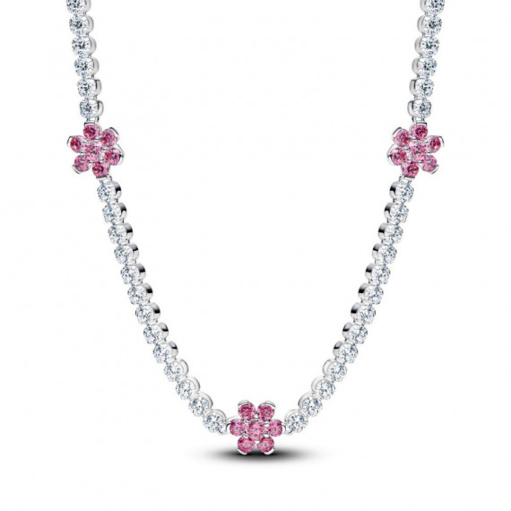 PANDORA Collar Tenis en Plata de Primera Ley 394561C01