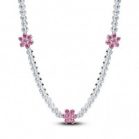 PANDORA Collar Tenis en Plata de Primera Ley 394561C01