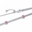 PANDORA Collar Tenis en Plata de Primera Ley 394561C01