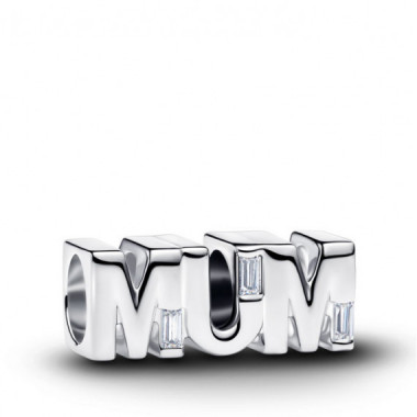 PANDORA Charm Reversible en Plata de Primera Ley Mum 794455C01