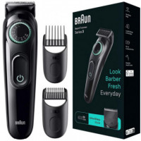 BRAUN BT3411 Recortadora de Barba Recargable con 40 Tamaños