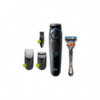 BRAUN BT3240 Recortadora de Barba Recargable + Gillette Fusión Proglide