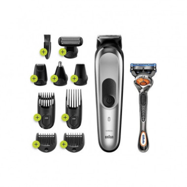 BRAUN BT7220 Recortadora de Barba Recargable Litio con Set de Accesorios