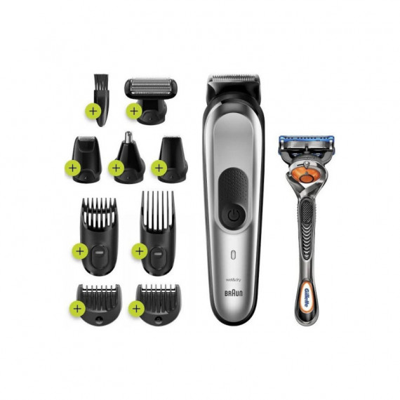 BRAUN BT7220 Recortadora de Barba Recargable Litio con Set de Accesorios