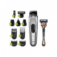 BRAUN BT7220 Recortadora de Barba Recargable Litio con Set de Accesorios