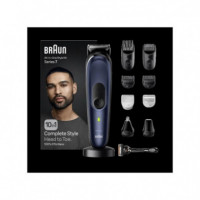 BRAUN MGK7410 Recortadora Kit 10 en 1 Barba, Cabello y Cuerpo