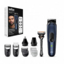 BRAUN MGK7410 Recortadora Kit 10 en 1 Barba, Cabello y Cuerpo