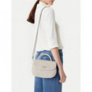 MIREMA TOP HANDLE FLAP BLACK MULTI