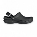 Zuecos CROCS Trabajo Antideslizante Negros