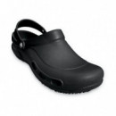 Zuecos CROCS Trabajo Antideslizante Negros