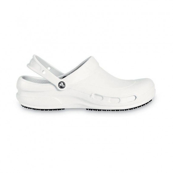 Zuecos CROCS Trabajo Antideslizante Blancos