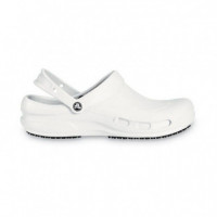 Zuecos CROCS Trabajo Antideslizante Blancos