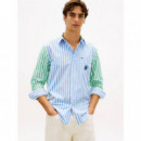 PAPERTOUCH FUN CLASSIC FIT SHIRT BLUE SP