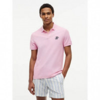 Th Script Reg Polo Classic Pink  TOMMY HILFIGER