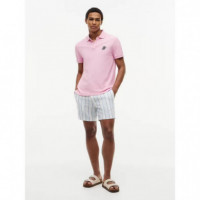 Th Script Reg Polo Classic Pink  TOMMY HILFIGER