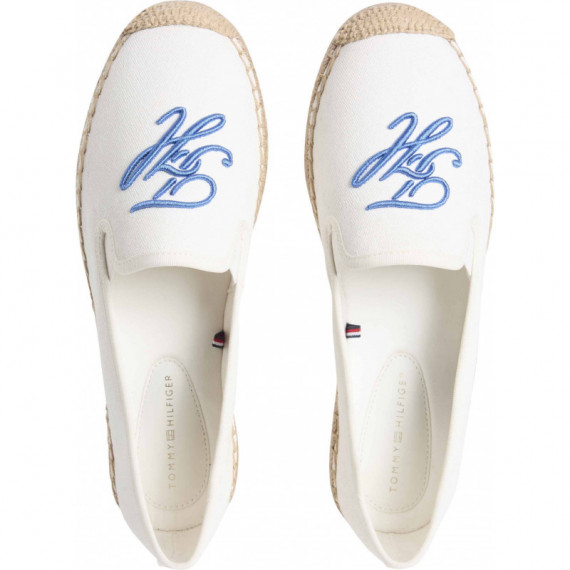 Th Script Summer Espadrille Ecru  TOMMY HILFIGER