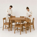 Servicio de Mantenimiento de Madera · Conjunto Básico — Mesa 2m + 4 sillas