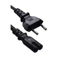 Cable Alimentacion Portatil Tipo Ocho Acodado 1,8 M.