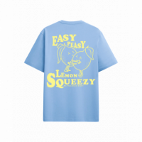 Camiseta ON VACATION Unisex Leemon Squeezy Light Blue