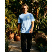 Camiseta ON VACATION Unisex Leemon Squeezy Light Blue