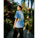Camiseta ON VACATION Unisex Leemon Squeezy Light Blue