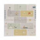 Alfombra De Juegos Reversible Trendy 8916 Animal Colorido 120×120 Cm. Ms