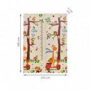 Alfombra De Juegos Reversible Trendy 8908 Zebra/jirafa 180×120 Cm. Ms