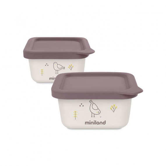 Set 2 Herméticos 400ml. De Material Bio Naturset Chick Miniland