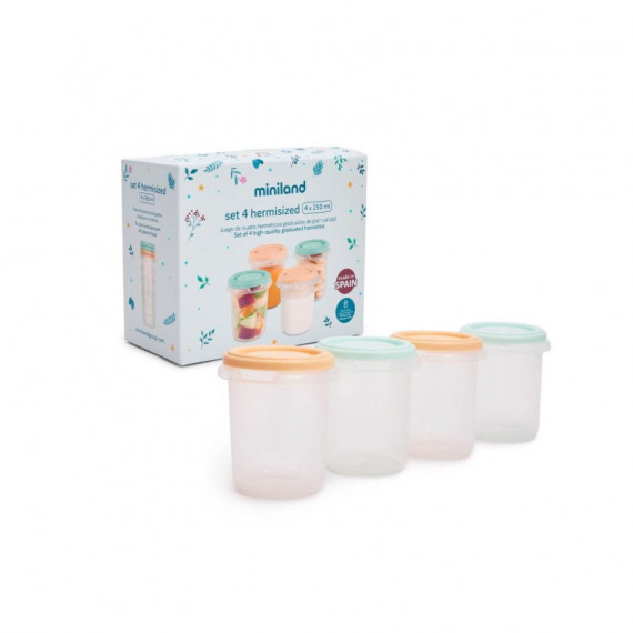 Set 4 Hermisized 250ml. Dreamland Miniland
