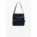 Desigual Bolso solapa efecto piel Mickey mediano 25WAXP21-2000