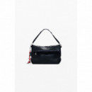 Desigual Bolso solapa efecto piel Mickey mediano 25WAXP21-2000