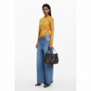 Desigual Bolso efecto piel hebilla mediano 25WAXP34-6009