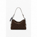 Desigual Bolso mano patch tachuelas mediano 25WAXPBP-6009