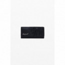 Desigual Monedero efecto piel bordados mediano 25WAYP35-2000