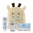 Mochila Jirafa Con Productos Esenciales Chicco