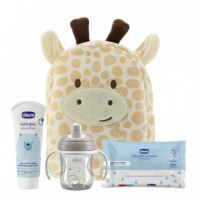 Mochila Jirafa Con Productos Esenciales Chicco