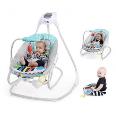 Columpio Y Balanc&iacute;n Musical 4 En 1 Con Piano Kick To It Baby Einstein