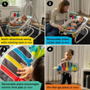 Columpio Y Balancín Musical 4 En 1 Con Piano Kick To It Baby Einstein