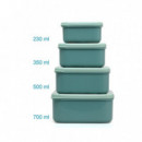 Set Porta-alimentos 4 Unidades Kiokids