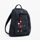 Desigual Mochila denim Mickey mediana 25WAKD04-2070