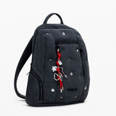 Desigual Mochila denim Mickey mediana 25WAKD04-2070