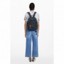 Desigual Mochila denim Mickey mediana 25WAKD04-2070