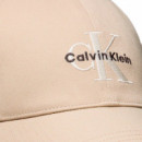 Gorra de sarga con logo monograma bordado