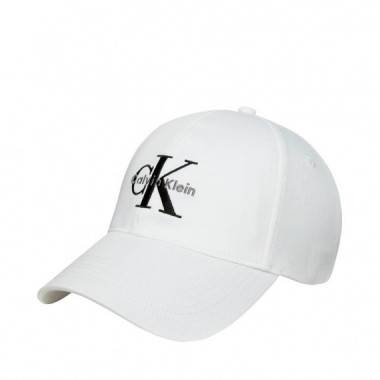 Gorra de Sarga de Algod&oacute;n con Logo  CALVIN KLEIN